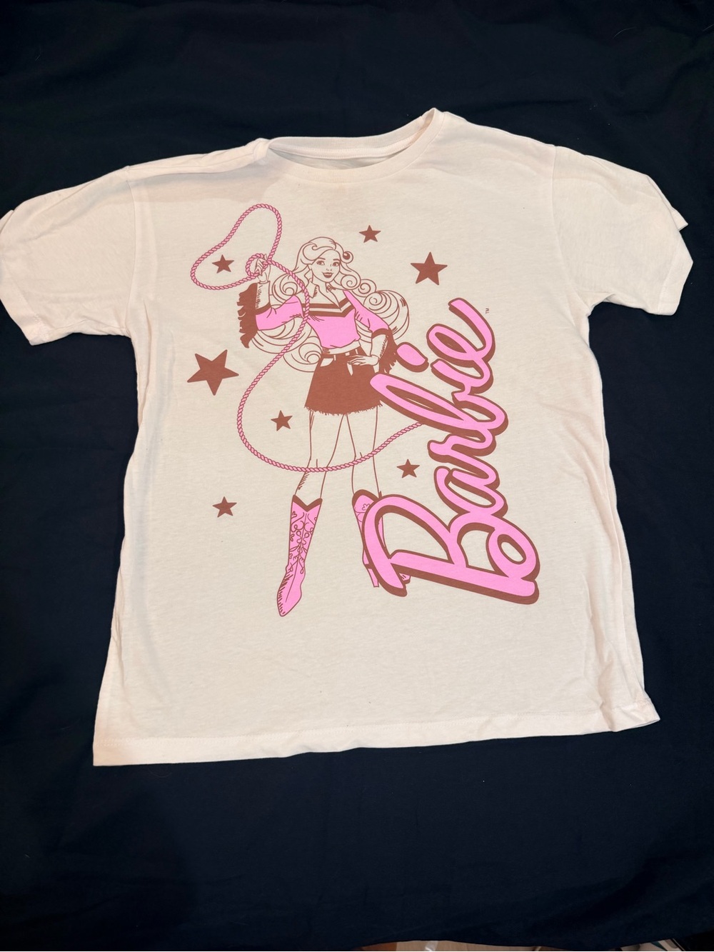 Barbie Light Pink Graphic Cowboy Costume Tee